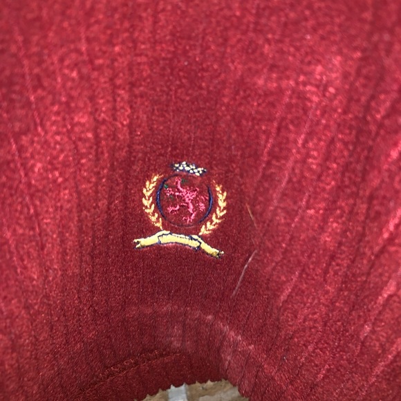 Tommy Hilfiger Vintage 90’s polyester red sweater - Picture 3 of 5